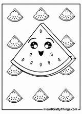 Melon Iheartcraftythings Slice Watermelons sketch template