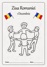 Colorat Decembrie Planse Activitati Desene Ziua Romaniei Resurse Copii Educationale sketch template