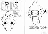 Coloring Behance Stinky Poo Book sketch template