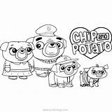 Chip Potato Xcolorings Pug Grandma sketch template