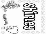 Coloring Name Pages Names Bubble Kids Letters Girl Printable Color Girls Getcolorings Print First Shirley sketch template