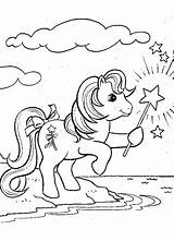 Coloring Pages Pony Little Colouring sketch template