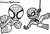 Spiderman Printcolorcraft Colorear24 Arana Bebe sketch template