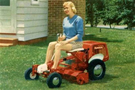 1959 Simplicity Riding Reel Mower Lawn Mower Riding Lawn Mowers