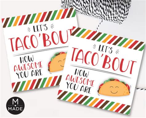 lets taco bout  awesome   printable   etsy