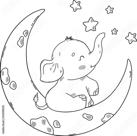 cute baby elephant coloring page notorioustomo