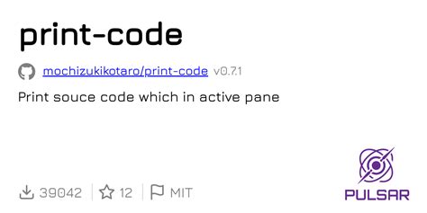 print code