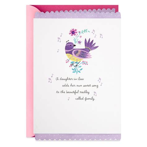 add     family birthday card  daughter  law