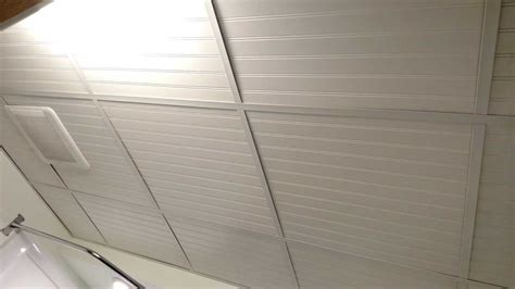 beadboard ceiling tiles   afters  drop ceiling alternative