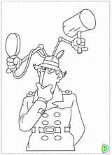 Gadget Inspector Coloring Pages Detective Kids Kentucky Wildcats Colouring Coloriage Inspecteur Dessin Clipart Dinokids Printable Sheets Think Vases Vase Flower sketch template