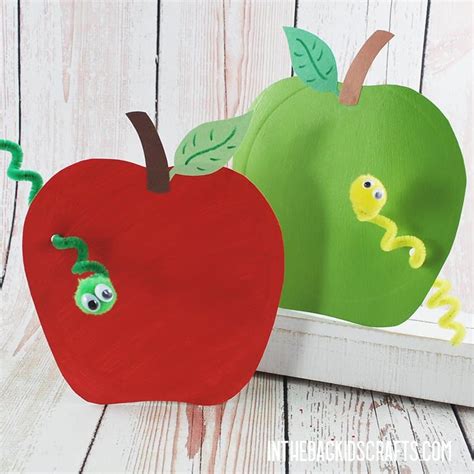 easy apple art   apple template   bag kids crafts