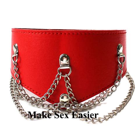 Leather Neck Collar Bondage Sex Toys Women Slave Game Fetish Restraints