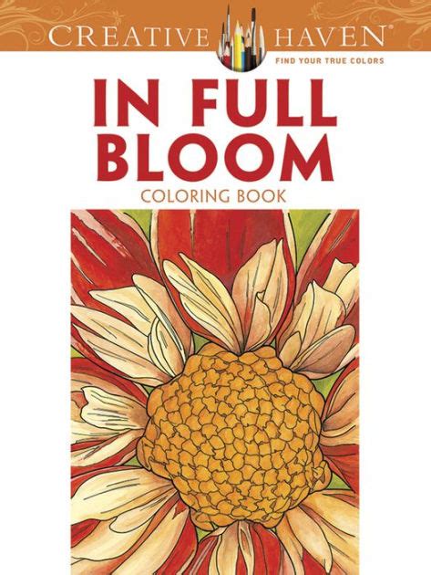 creative haven  full bloom coloring book  ruth soffer paperback