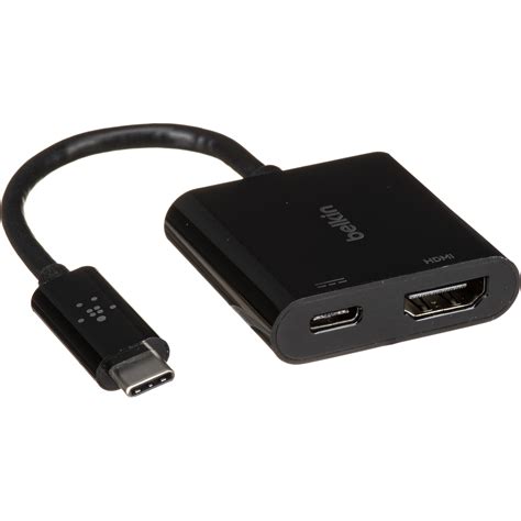 belkin usb type   hdmi adapter  power delivery