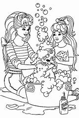 Barbie Coloring Pages Dog Getcolorings sketch template