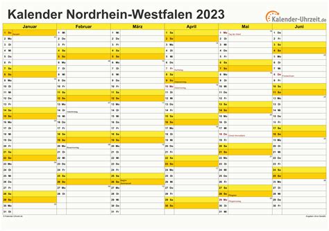 feiertage  nordrhein westfalen kalender