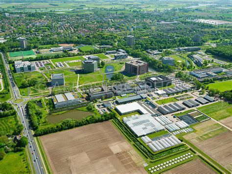 aerial view netherlands institute  ecology nioo knaw  wageningen university research