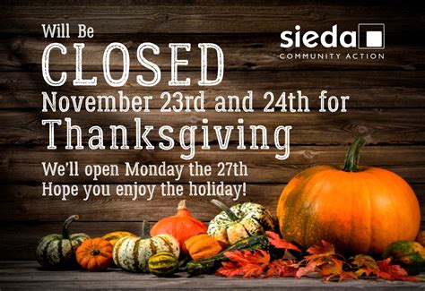 printable thanksgiving closed signs  businesses