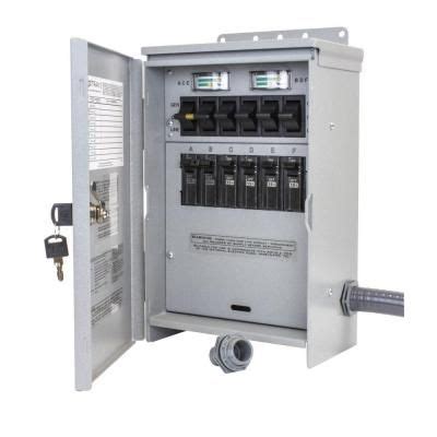 reliance controls  watt  amp  circuit outdoor transfer switch ra  home depot