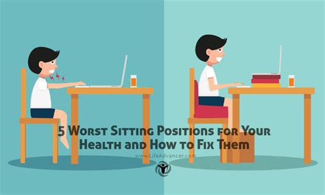 worst sitting positions   health    fix  life