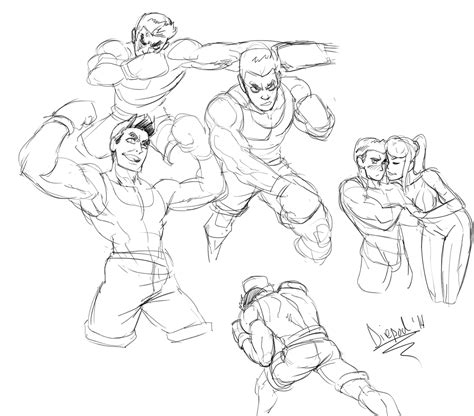 samus aran and little mac super smash bros and 2 more drawn by