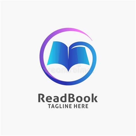 open book logo design stock vector illustration  creative