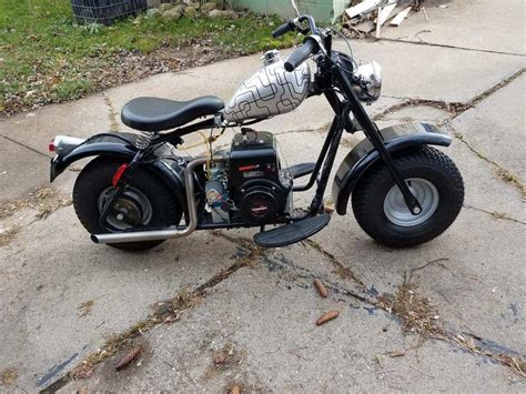 custom yerf dog runs great  hp engine  school mini bike parts stuff