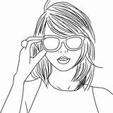 Swift Taylor Drawing Drawings Coloring Pages Easy Outline Print Book Draw Step Wonder Search Adults Cute sketch template