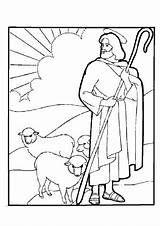 Hirte Schafe Christentum Ausmalbild Ostern Ausmalen Malvorlagen Auferstehung Ausdrucken sketch template