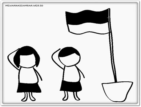 Koleksi 26 Mewarnai Gambar Bendera Untuk Paud Kataucap