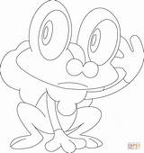 Froakie Lineart Dibujos Frogadier Kleurplaat Colorare Kleurplaten Disegni sketch template