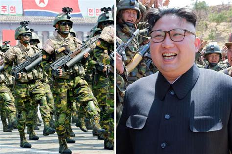 kim jong un army mocked by war experts as soldiers carry