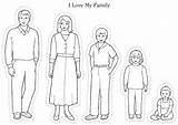 Family Preschool Theme Activities Coloring Members Colouring Pages Colour Crafts Tree Drawing Clipart Father Baby sketch template