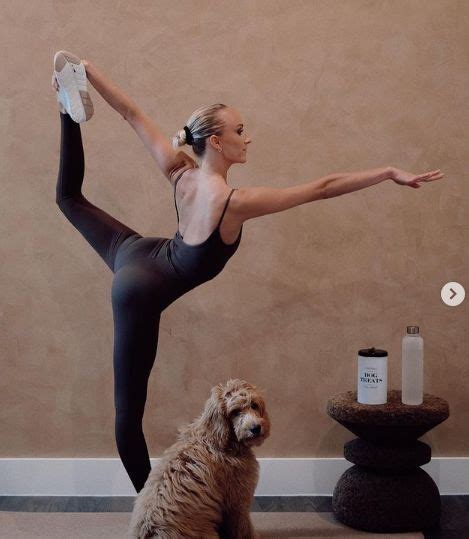 Gymnast Nastia Liukin Arches Back In Snow Showing Flexible Mindset