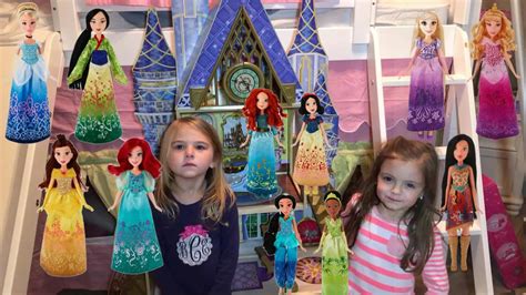 Disney Princess Dollhouse Cinderella Ariel Belle Snow