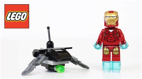 lego iron man  fighting drone  super heroes youtube