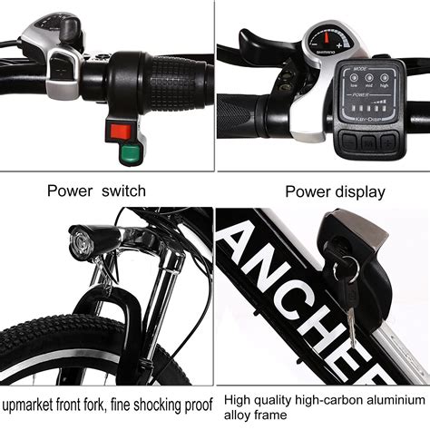 exercise bike zone ancheer power  electric mountain bike  eb review