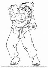 Fighter Ken Street Draw Drawing Step Tutorial Coloring Pages Drawings Desenho Drawingtutorials101 Tutorials Kids Learn sketch template