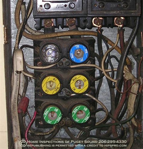 Overloaded Fuse Box Multiple Tapping And Knob And Tube