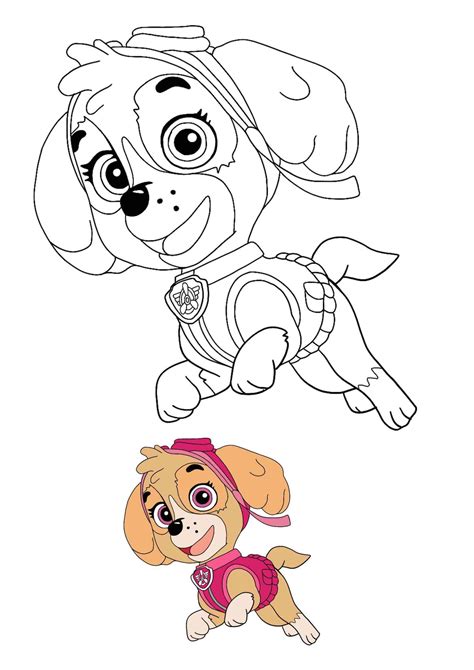 paw patrol coloring pages   printable coloring sheets  kids