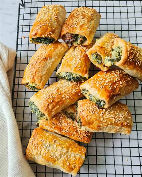 spinach  ricotta rolls casually peckish