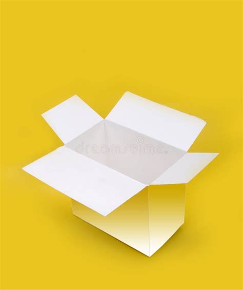 open box stock photo image  package white stored