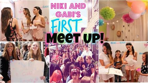 our first meet up vlog niki and gabi beauty youtube