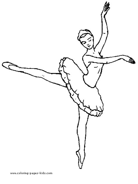 ballet ballerina  dancing color page  printable coloring