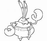 Mr Krabs Coloring Pages Drawing Drawings Printable Paintingvalley Popular Description sketch template