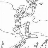 Robots Coloring Pages Rodney Robot Movie Baby Flying Builda sketch template