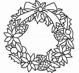 Christmas Coloring Pages Wreath Advent Flowers Wreaths Printable Kids Print Drawing Getdrawings Draw Search Again Bar Case Looking Don Use sketch template