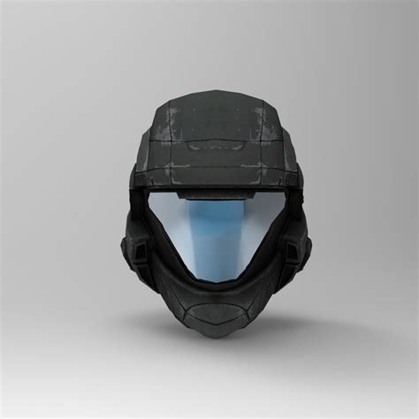 odst halo reach spartan helmet wearable template  paper  etsy
