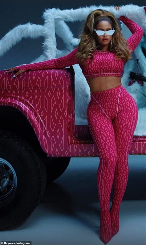 Beyonce Is Pure Sex Kitten In Skintight Pink Ensemble As She Teases New