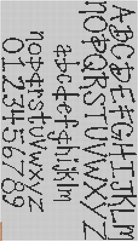 cross stitch alphabet patterns ideas  pinterest cross
